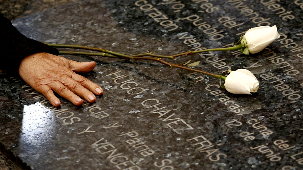 Hugo Chavez's grave (Reuters)