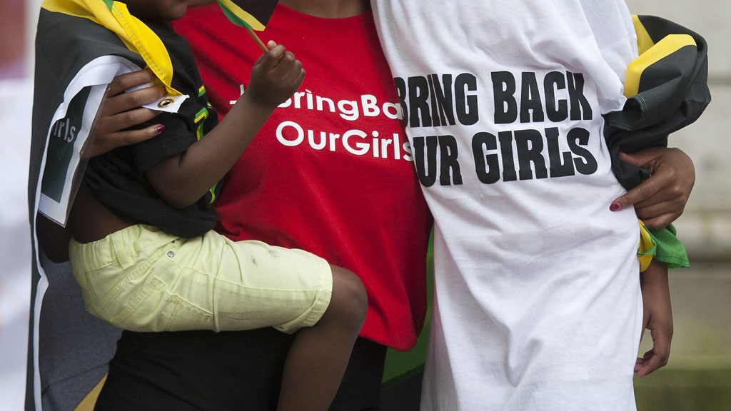 London protest over Nigeria kidnapped schoolgirls