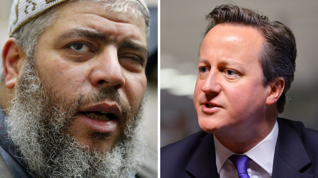 Abu Hamza and David Cameron