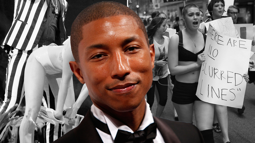Pharrell Williams, Blurred Lines (pictures: Getty)