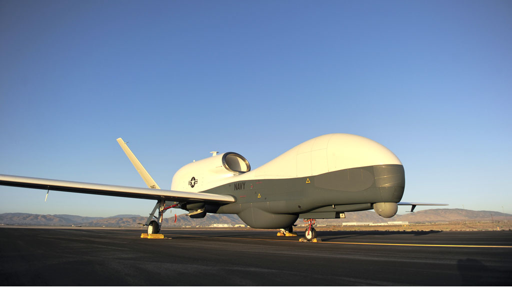 A US drone flies through UK airspace for the first time (credit: Getty Images)