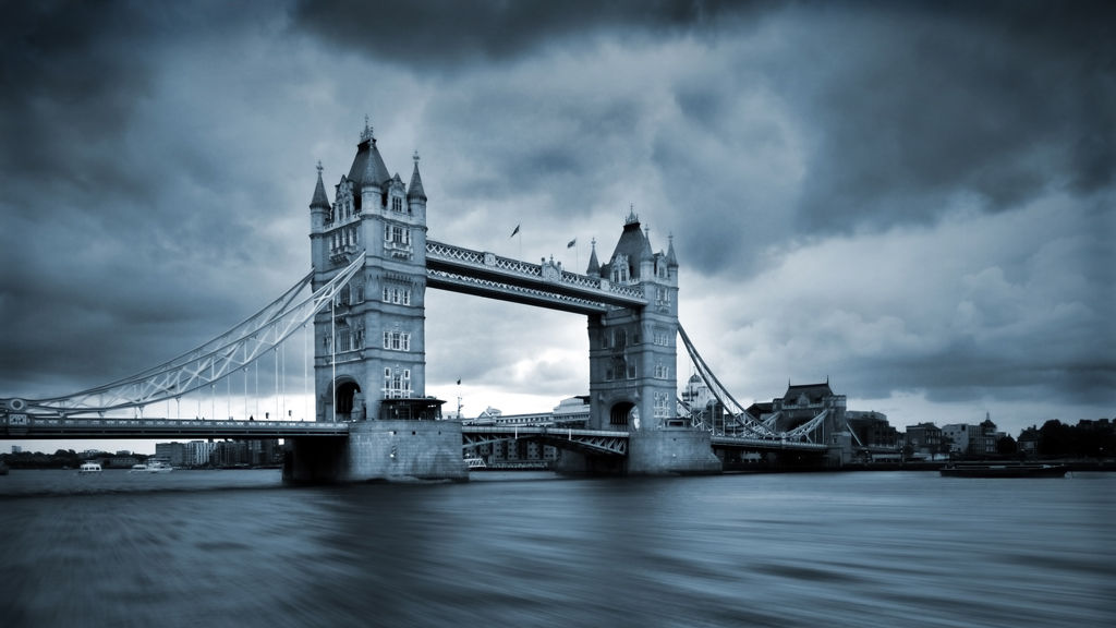 Stormy Tower Bridge London