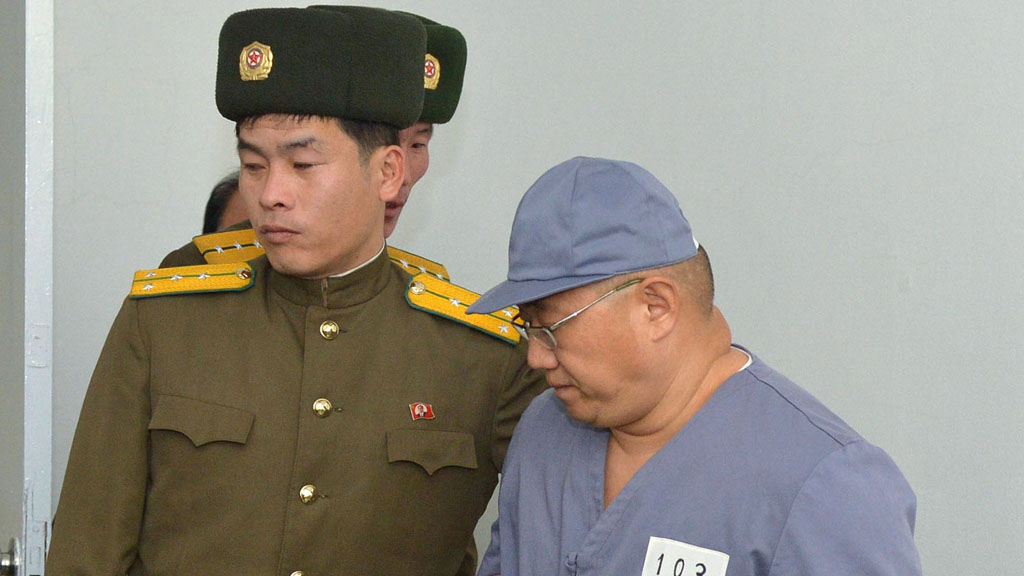 Kenneth Bae in custody in North Korea (Getty)