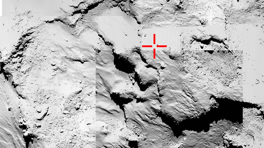 Searching for Philae