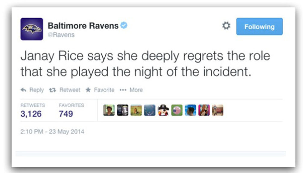 Baltimore Ravens tweet (Twitter)
