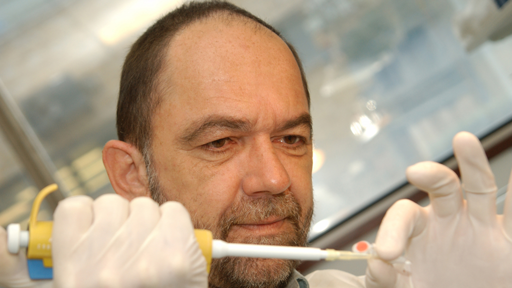 Professor Sir Alec Jeffreys, who discovered DNA fingerprinting (Univ of Leicester)