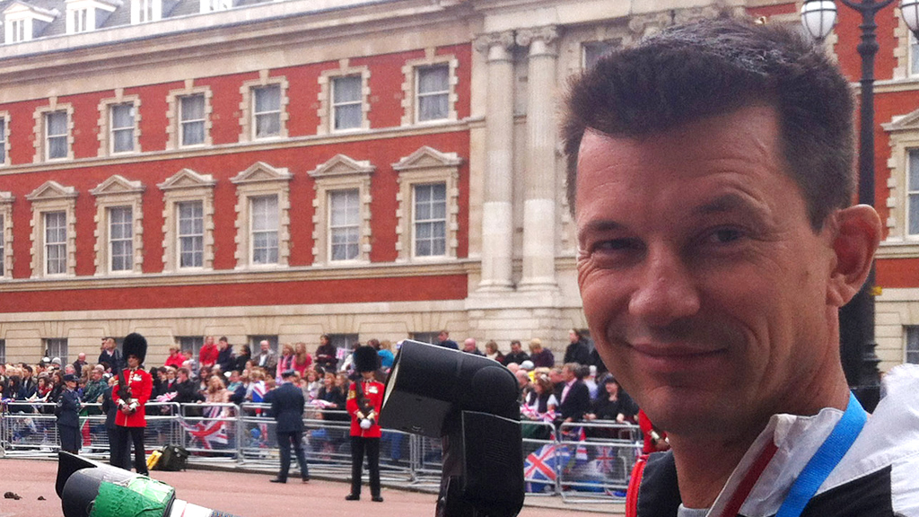 The father of British journalist John Cantlie, who is being held by militants from the Islamic State group, appeals for his son's release (Getty)
