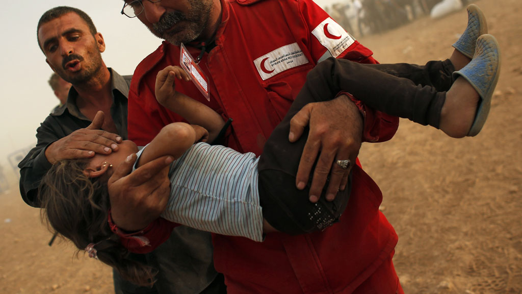Syrian Red Crescent worker (Reuters)