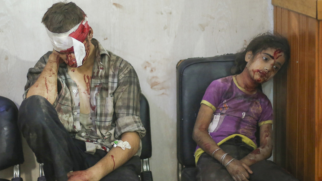 Douma Syria attack victims