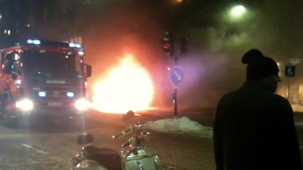 Stockholm car bomb (Getty)