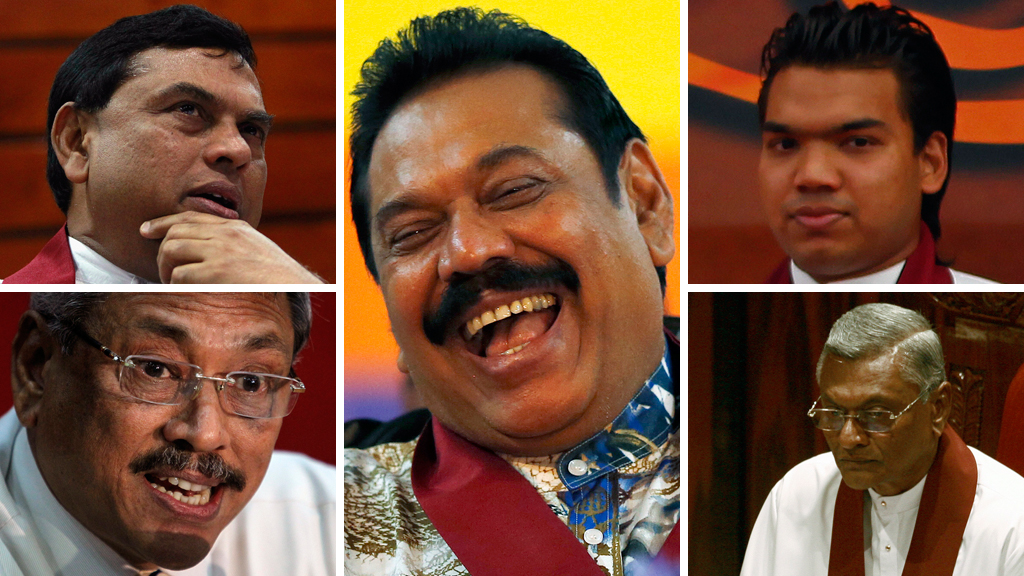 Sri Lanka's ruling family - the Rajapaksas
