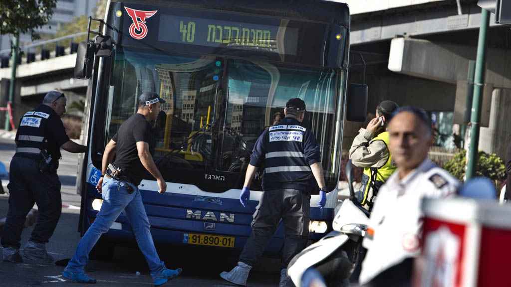 Bus attack in Tel Aviv, Israel