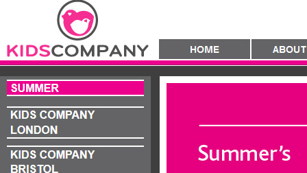 The Kids Company website