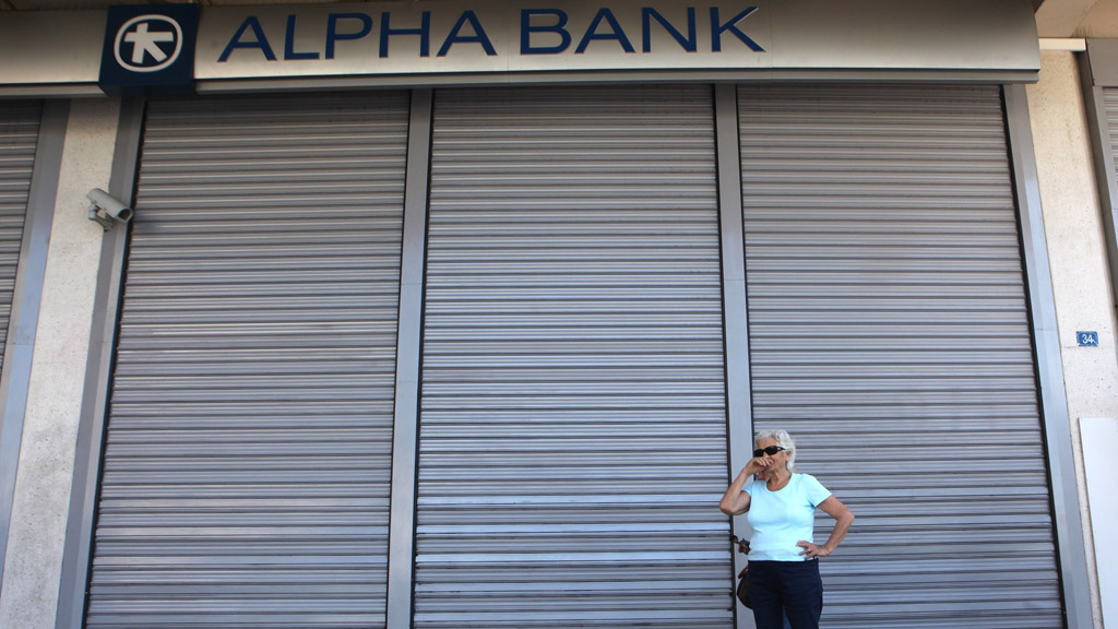 Greek bank closed