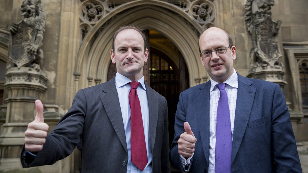 Defecting Tory MPs Douglas Carswell and Mark Reckless (Getty)