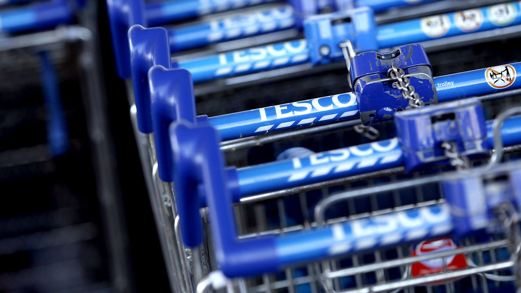 Tesco shopping trolleys (Getty Images)