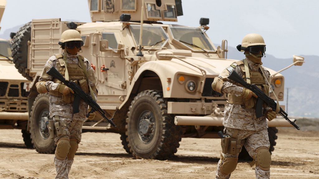 Saudi troops in Aden, Yemen (Reuters)