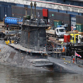 Submarine shooting: HMS Astute. (Getty)