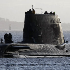 Shooting on board nuclear-powered HMS Astute (Reuters)