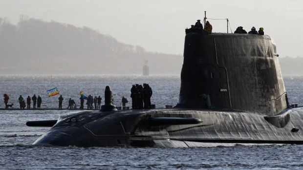 Shooting on board nuclear-powered HMS Astute (Reuters)