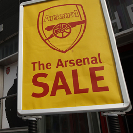 Arsenal heading for foreign ownership.