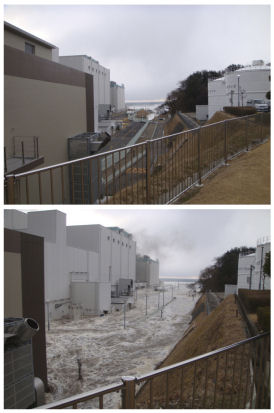 Japan: before and after shots of tsunami hitting Fukushima (Reuters)