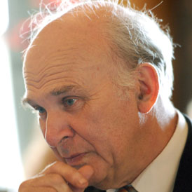 The Liberal Democrat Business Secretary, Vince Cable (Getty)