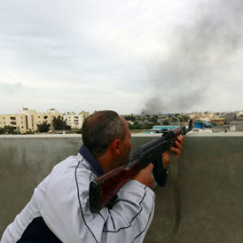 Fighting in Misrata (Reuters)