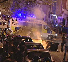 Riots in Bristol (ITV West)