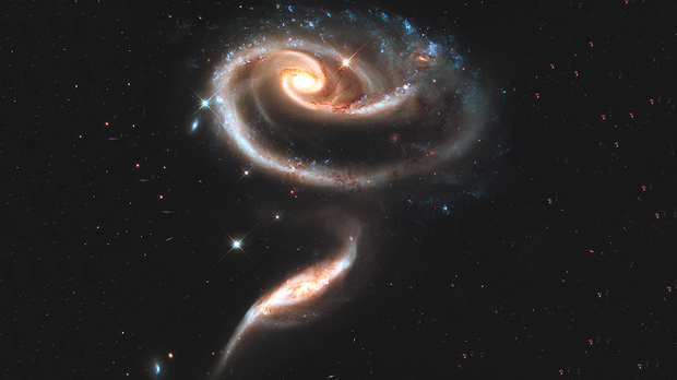 NASA's Hubble space telescope captures a 'rose' of galaxies (Image: NASA, ESA, Hubblesite)