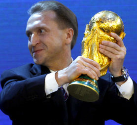 Russia will host the football World Cup in 2018