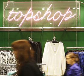 Topshop protests: sit-in over Sir Philip Green taxes.