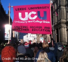 Leeds students protest