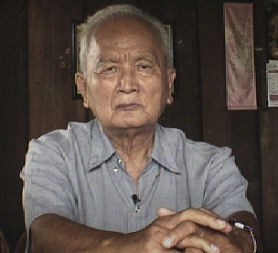 Former Khmer Rouge leader Nuon Chea, as seen in the documentary 'Enemies of the People'