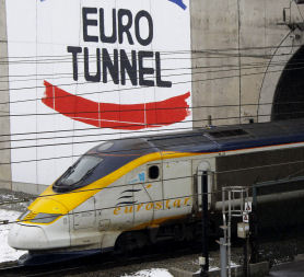 Eurostar passengers are queuing in freezing weather (Reuters)