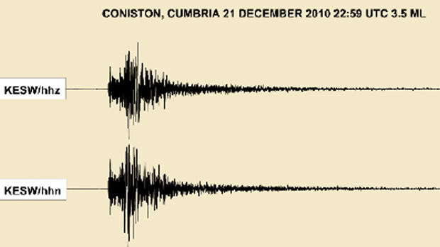 An earthquake rocked Cumbria on Tuesday night (BGS)