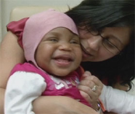 One year on, what next for Haiti baby Landina?