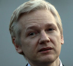 WikiLeaks founder Julian Assange at his extradition hearing. (Reuters)