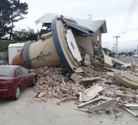 Christchurch earthquake New Zealand