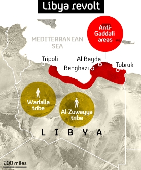 Graphic: who is in control in Libya?