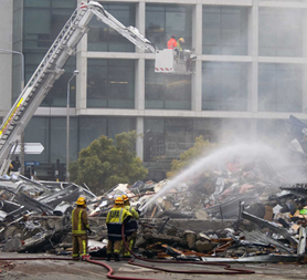 CTV Building in Christchurch where over 100 could have perished (reuters)