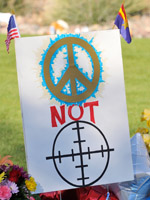 Arizona shootings: posters show the controversial 