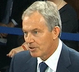 Tony Blair at the Iraq Inquiry (Reuters)