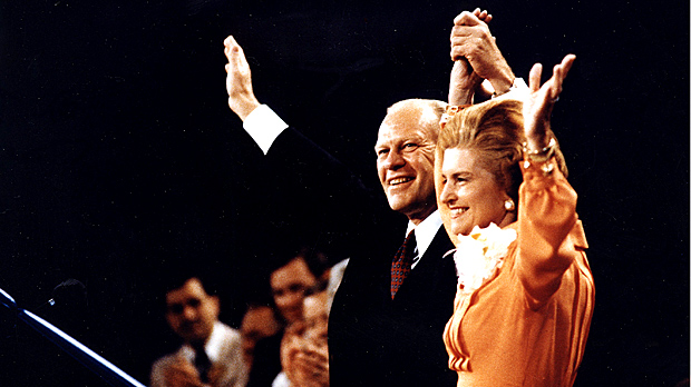 Betty Ford with her husband, the former US First Lady died aged 93 (Image: Getty)