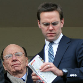 Rupert and James Murdoch. (Reuters)