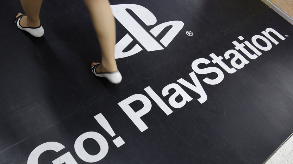 Floor advertisement for Sony's PlayStation 3 in Tokyo (Reuters)