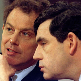Tony Blair and Gordon Brown 1997: new documents reveal the depth of bitterness between the two men as they haggled for control of number 10 (Reuters)
