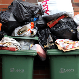Government 'abandons' weekly rubbish collection