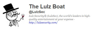 LulzSec Twitter icon.