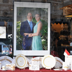 Monaco's Prince Albert and Charlene Wittstock (Getty)